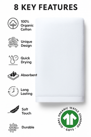 Organic Cotton 600 GSM Bath Towel