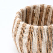 Thread-Wrapped Jute Napkin Ring Set