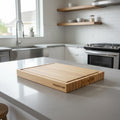 Edge-Grain Hardwood Reversible Cutting Board