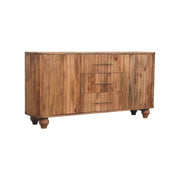 Mango Wood Brass-Handle Sideboard