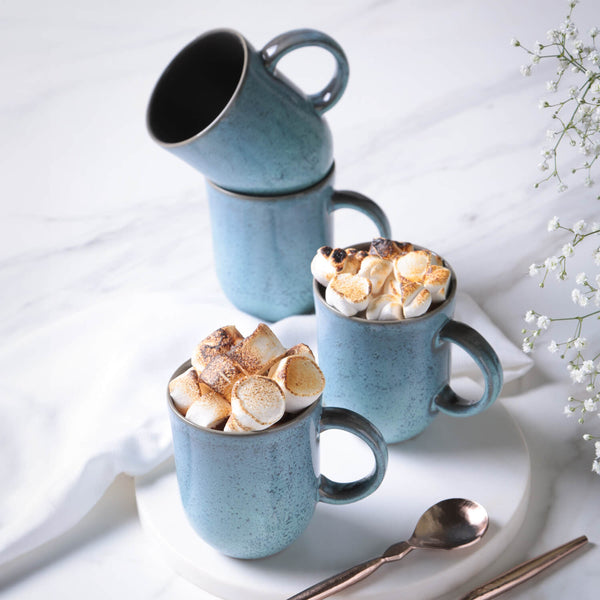 Speckled Ceramic Mug Set of Four