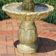 Three-Tier Tulip Outdoor Fountain