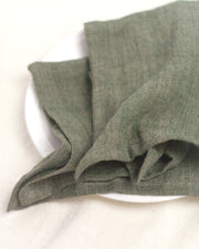 Stone-Washed Linen Dinner Napkins