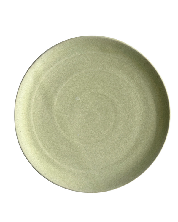Handcrafted Moss Clay Dinnerware Plate