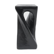 Sculptural Twist Concrete Side Table
