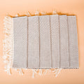 Fringed Organic Cotton Placemat Set
