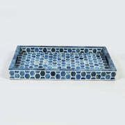 Indigo Bone Inlay Serving Tray