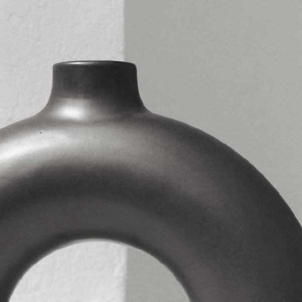 Arch-Form Matte Ceramic Vase