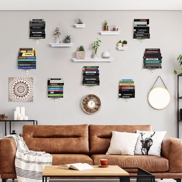 Concealed Metal Wall Book Shelf (view 5) | Roost & Roam