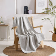 Boucle-Texture Oversized Throw Blanket