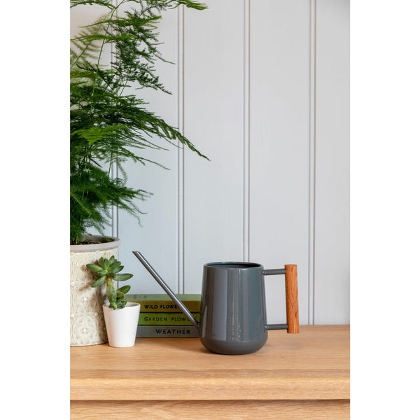 Charcoal Metal Indoor Watering Can