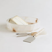 Alabaster Handle Cheese Tool Set