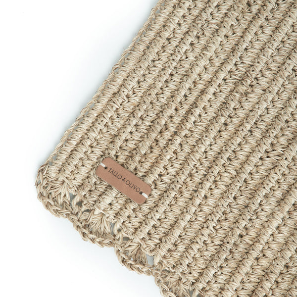 Handwoven Natural Fiber Placemat Set