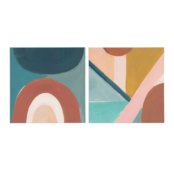 Abstract Gallery-Wrapped Canvas Art Set