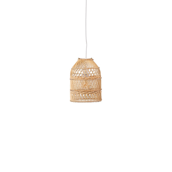 Woven Rattan Bell Pendant Light