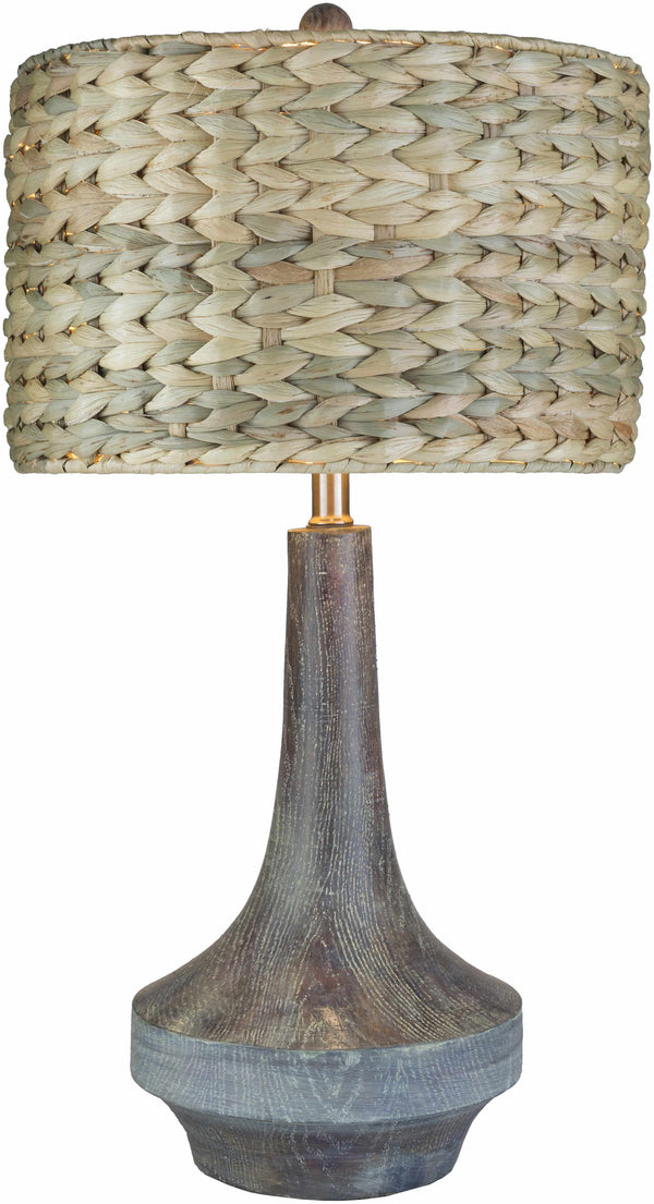 Seagrass Shade Resin Table Lamp