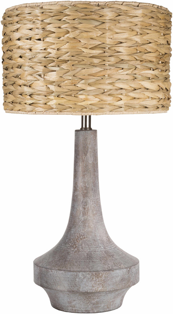 Seagrass Shade Resin Table Lamp