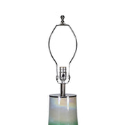 Iridescent Glass Column Table Lamp