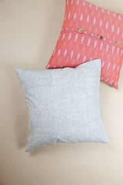 Block Print Cotton Stripe Pillow Cover