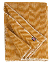 Herringbone Wool Oversized Throw
