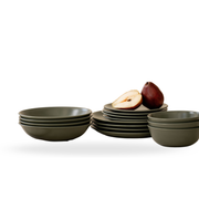 Matte Ceramic Dinnerware Set 16-Piece