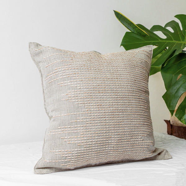 Hand-Woven Cotton Pillow Cover