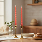 Twisted Taper Candles, Set of 2