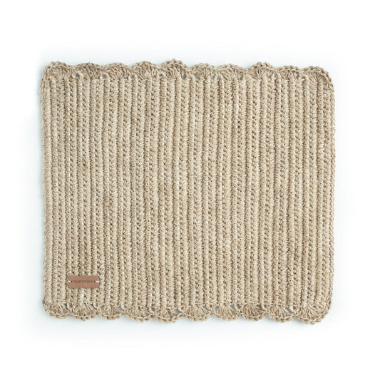 Handwoven Natural Fiber Placemat Set