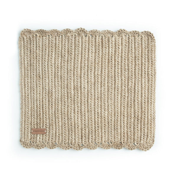 Handwoven Natural Fiber Placemat Set