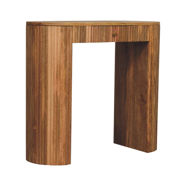 Mango Wood Arch-Leg Console Table