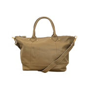 Pebbled Leather Handmade Tote Bag