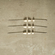 Bone-Accent Stainless Cocktail Pick Set
