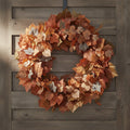 Brown & Beige Handmade Maple Wreath, 28 in