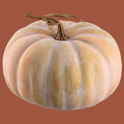 Orange and Green Faux Pumpkin, 2 Size Options