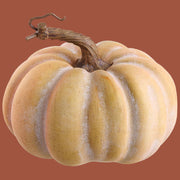 Orange and Green Faux Pumpkin, 2 Size Options