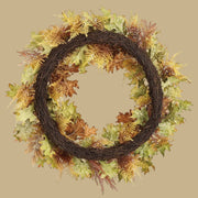 Oak Leaf & Fern Botanical Wreath, 32 in