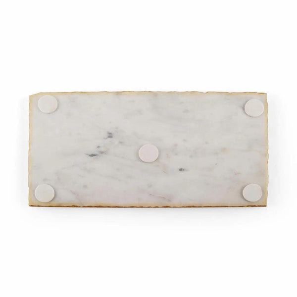 Marble Gold-Edge Serving Board