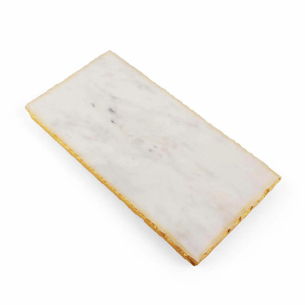 Marble Gold-Edge Serving Board