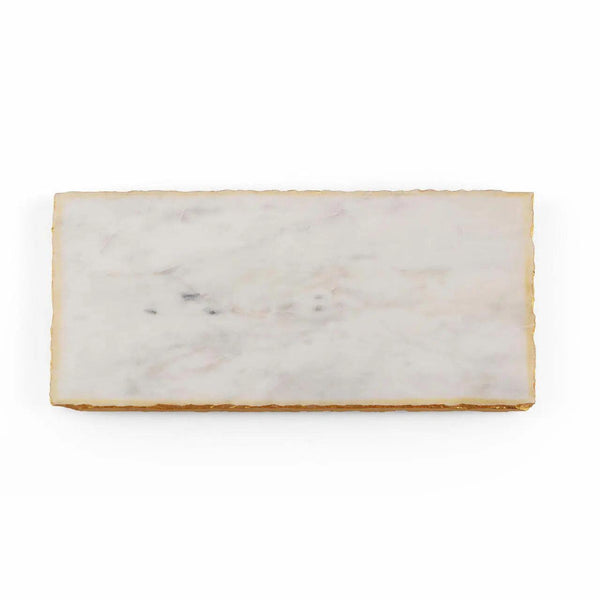 Marble Gold-Edge Serving Board