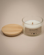 Elderberry Jasmine Citrus Hand-Poured Soy Candle — scale reference and proportion detail