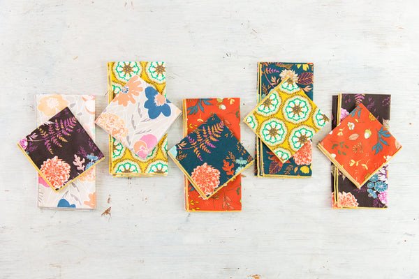 Floral Cotton Cloth Napkin Set