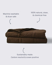 Weighted Cotton Throw Blanket