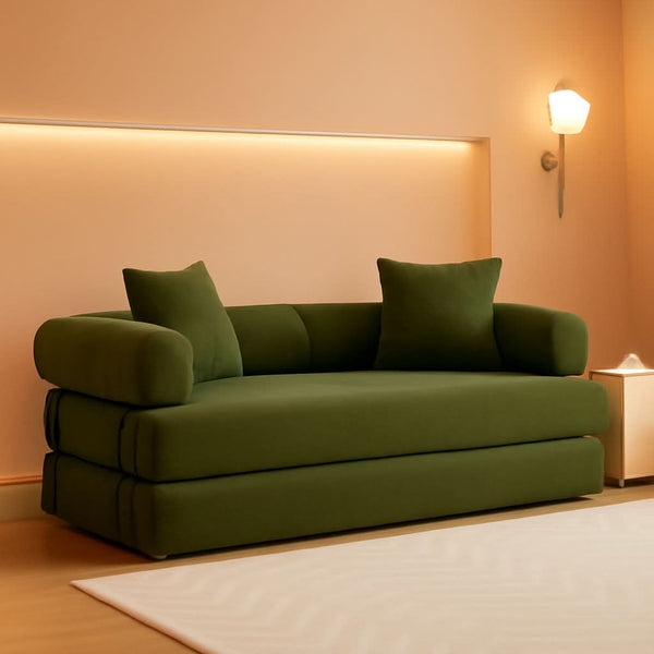 Corduroy Convertible Folding Sofa Bed
