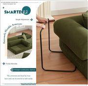 Corduroy Convertible Folding Sofa Bed