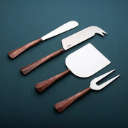 Hammered Copper-Handle Cheese Tools, Set of 4