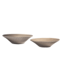 Carved Stoneware Coupelle Set