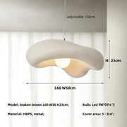 Cloud-Form Resin Pendant Light