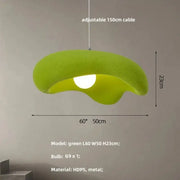 Cloud-Form Resin Pendant Light