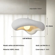 Cloud-Form Resin Pendant Light