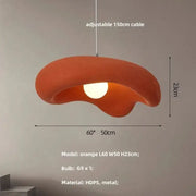 Cloud-Form Resin Pendant Light